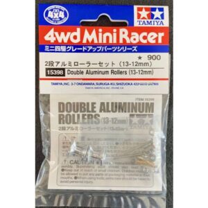 Tamiya 15398 Double Aluminum Rollers (13-12mm)